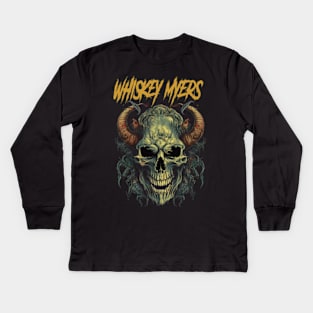 WHISKEY MYERS MERCH VTG Kids Long Sleeve T-Shirt